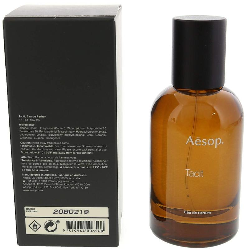 Aesop Tacit Eau de Parfum 50ml 未開封 Aesop Tacit Eau de Parfum